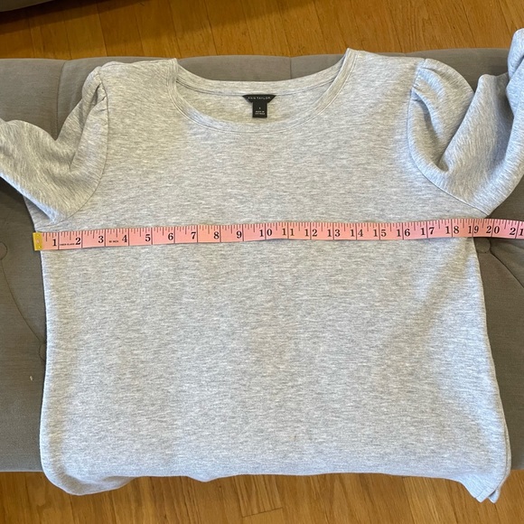 Ann Taylor Puff Sleeve Sweatshirt - Picture 5 of 9
